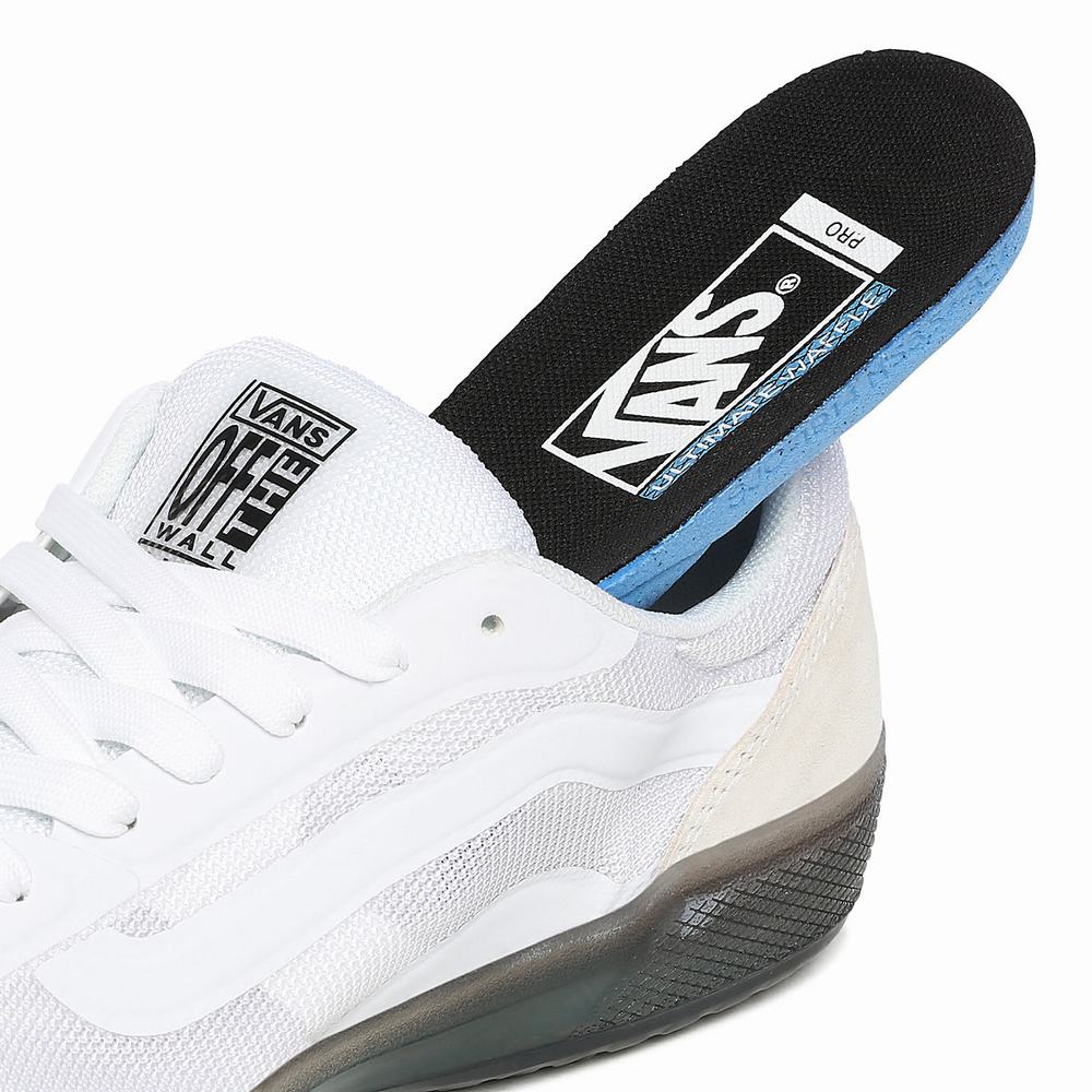 Men's Vans Ave Pro Skate Shoes White | USA59834