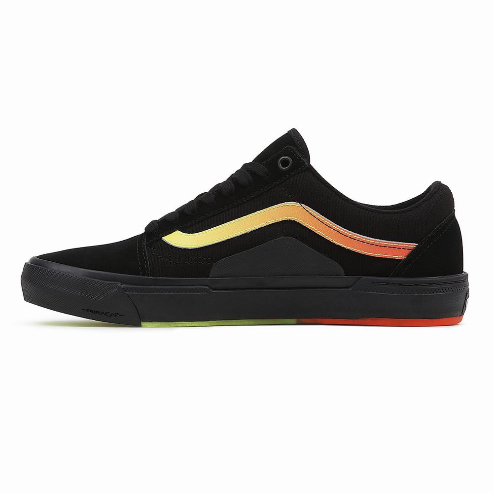 Men's Vans BMX Old Skool Sneakers Black / Orange | USA27538