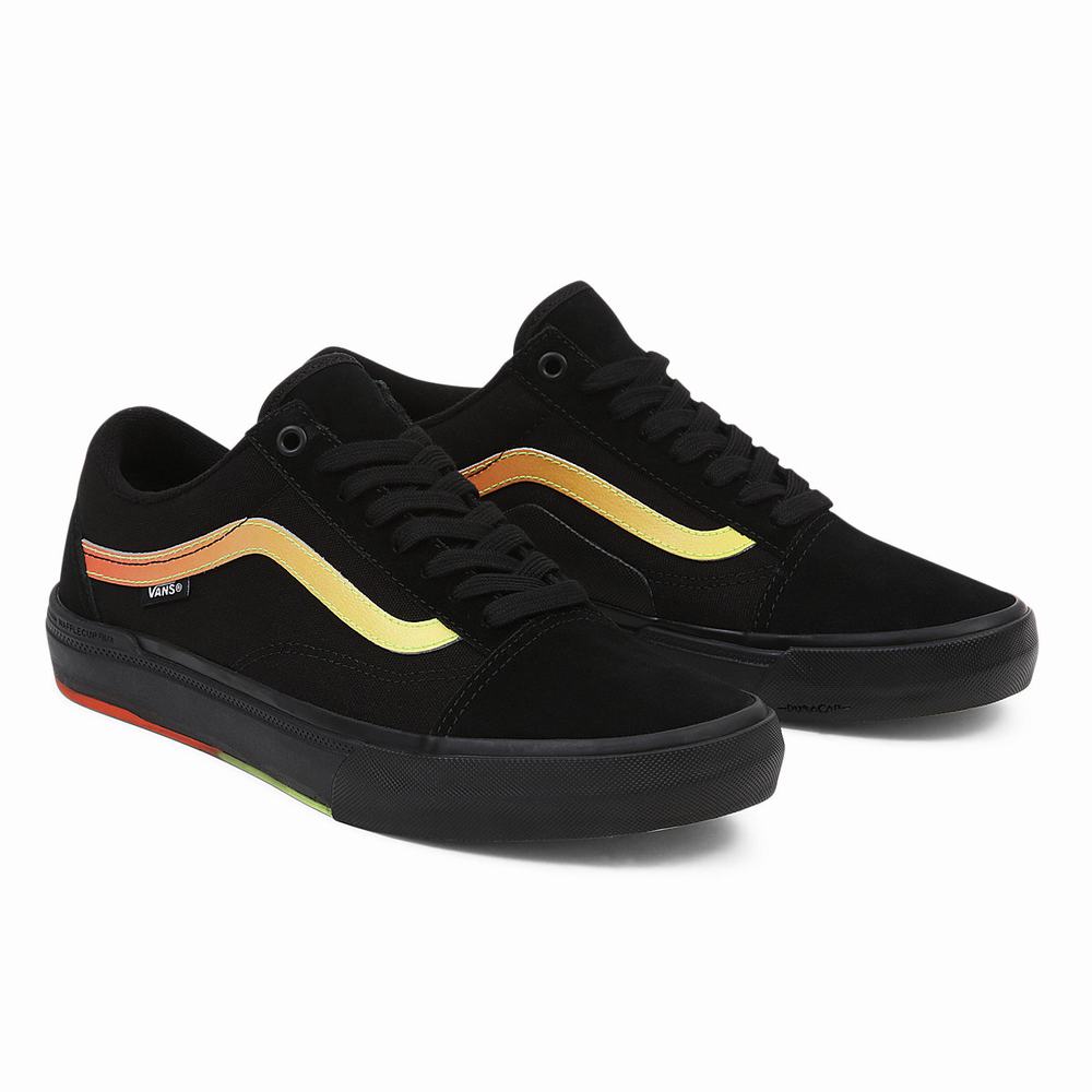 Men\'s Vans BMX Old Skool Sneakers Black / Orange | USA27538