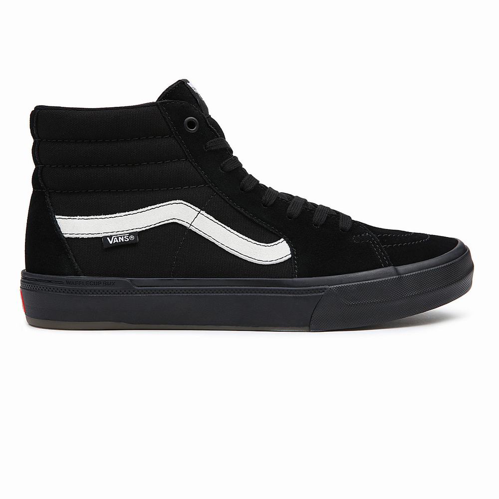 Men's Vans BMX Sk8-Hi Sneakers Black | USA16834