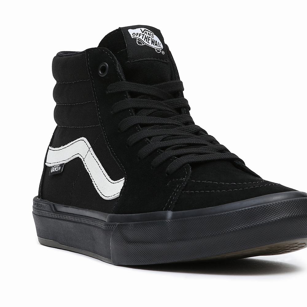 Men's Vans BMX Sk8-Hi Sneakers Black | USA16834