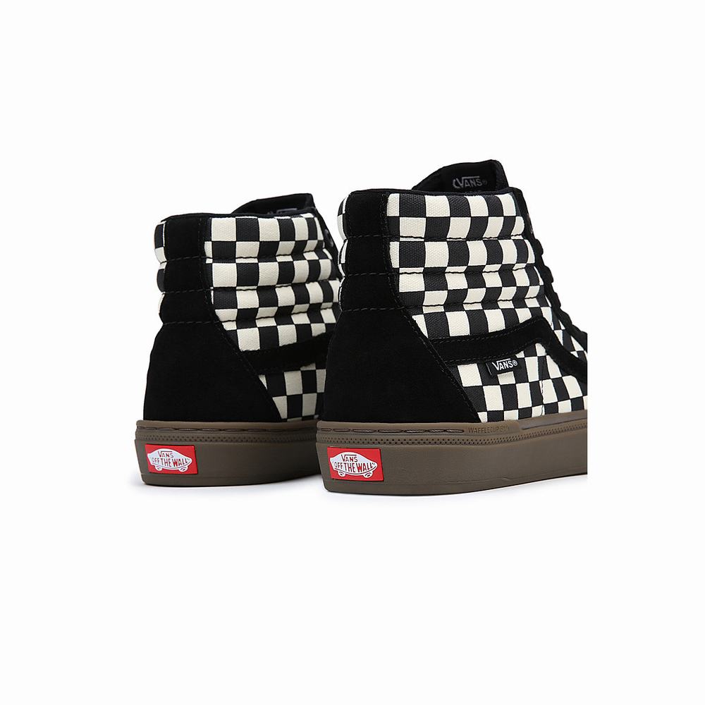 Men's Vans BMX Sk8-Hi Sneakers Black | USA29136