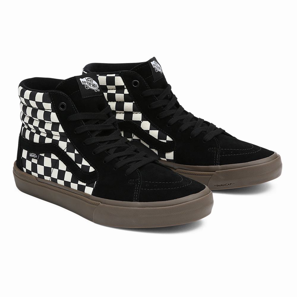 Men\'s Vans BMX Sk8-Hi Sneakers Black | USA29136