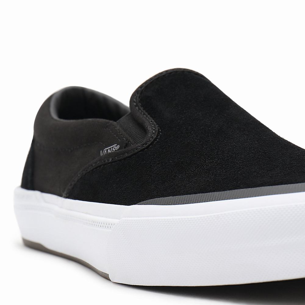 Men's Vans BMX Slip On Shoes Black | USA39860