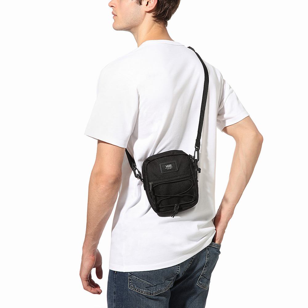 Men's Vans Bail Shoulder Bags Black | USA49581