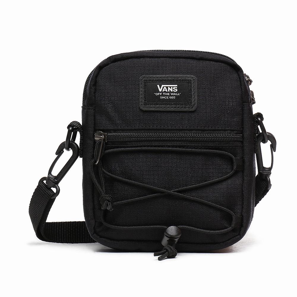 Men\'s Vans Bail Shoulder Bags Black | USA49581