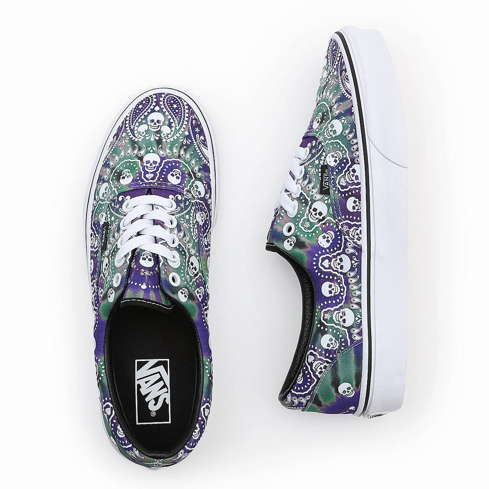 Men's Vans Bandana Era Sneakers Purple | USA40689