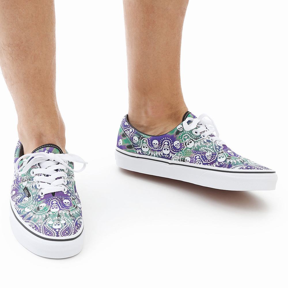 Men's Vans Bandana Era Sneakers Purple | USA40689