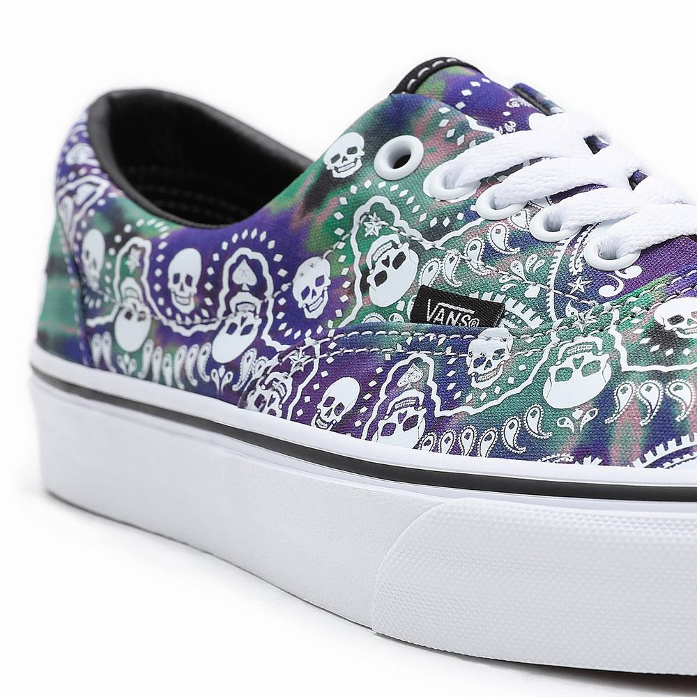 Men's Vans Bandana Era Sneakers Purple | USA40689