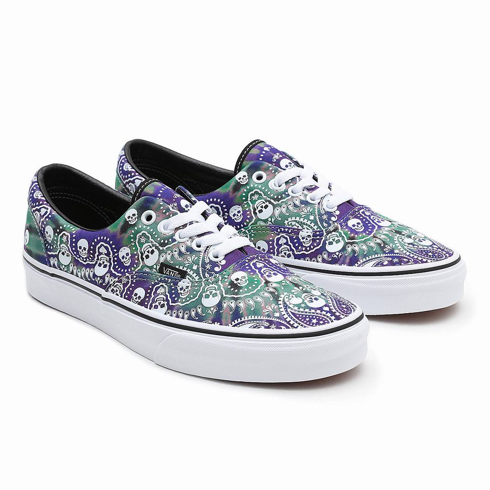 Men\'s Vans Bandana Era Sneakers Purple | USA40689