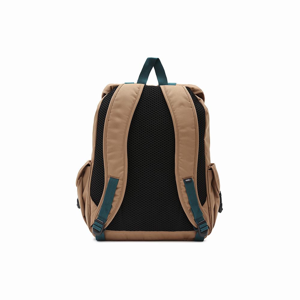 Men's Vans Basecamp Backpacks Brown | USA19607