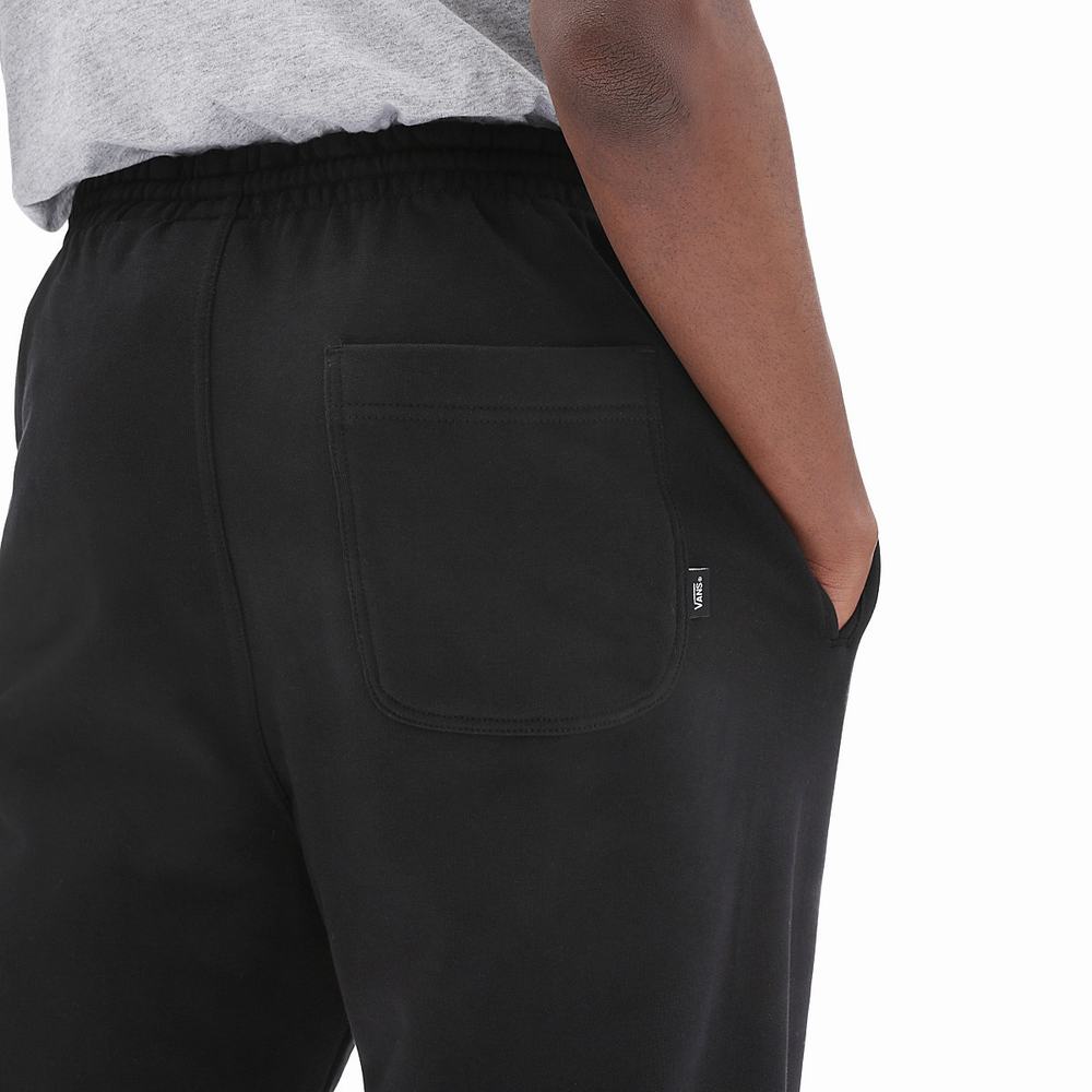 Men's Vans Basic Fleece Pants Black | USA67902