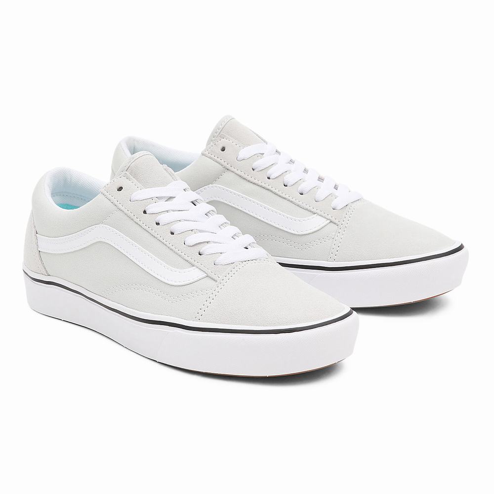 Men\'s Vans Basics ComfyCush Old Skool Sneakers Grey | USA78912