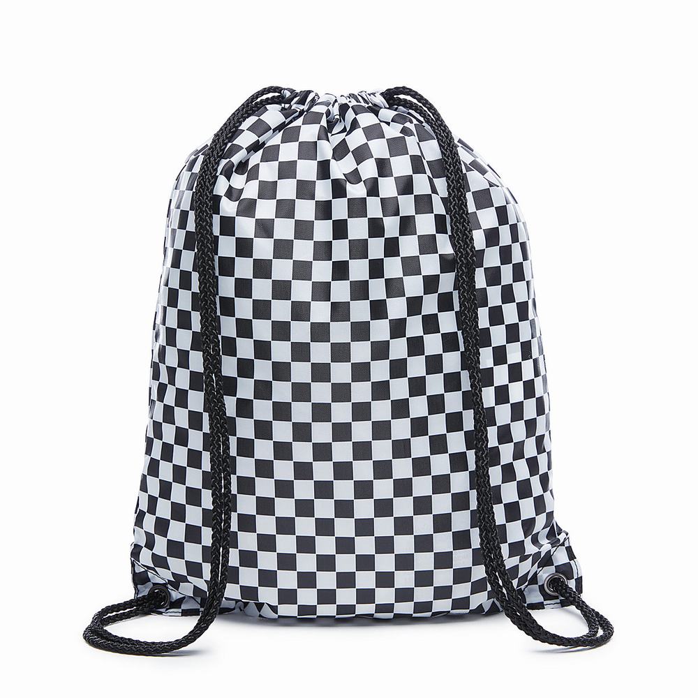 Men's Vans Benched Bags Black / White | USA32580