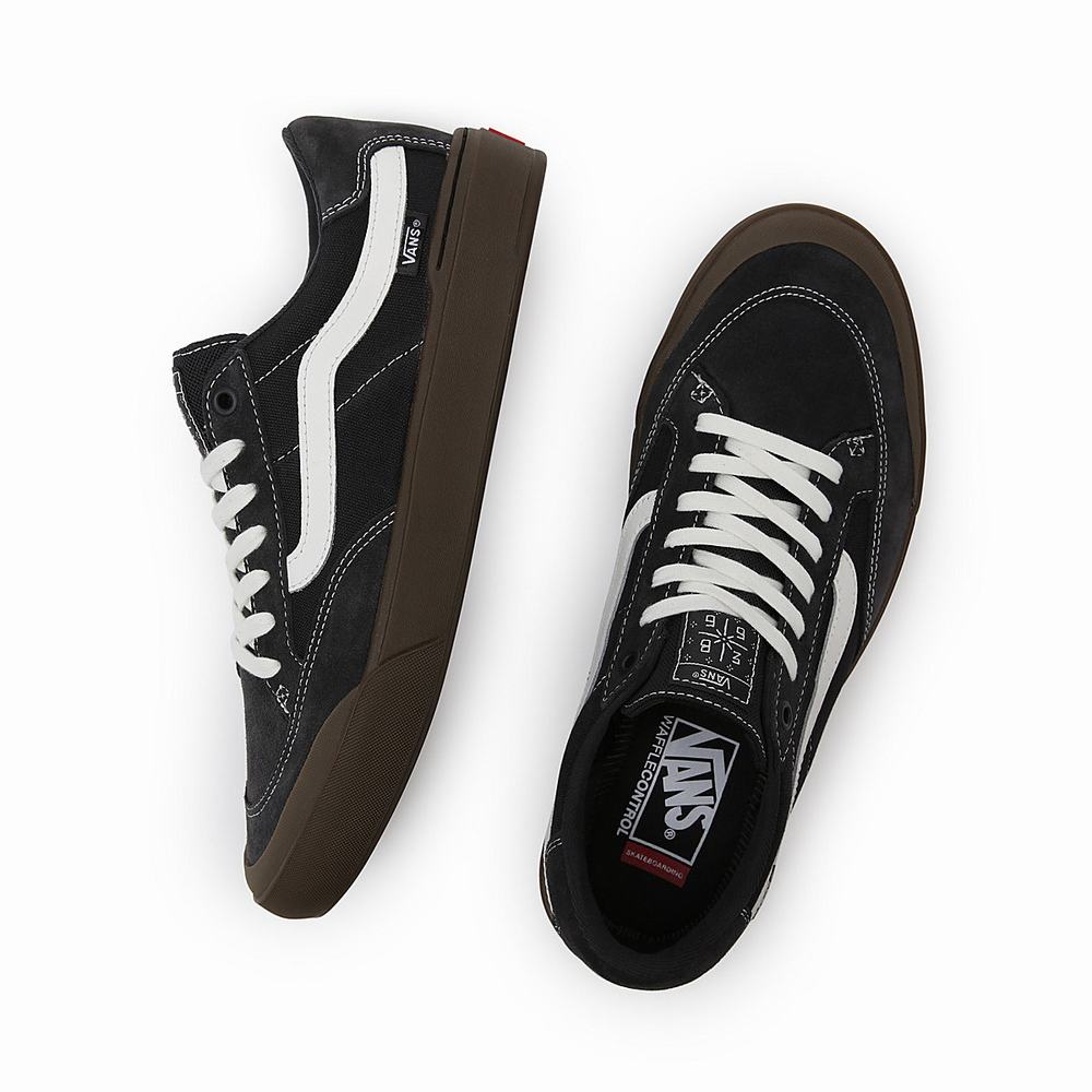 Men's Vans Berle Sneakers Black / Grey | USA58279