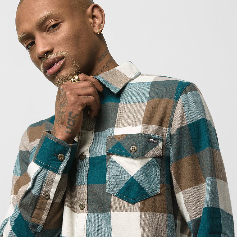 Men's Vans Box Flannel Shirts Multicolor | USA10672