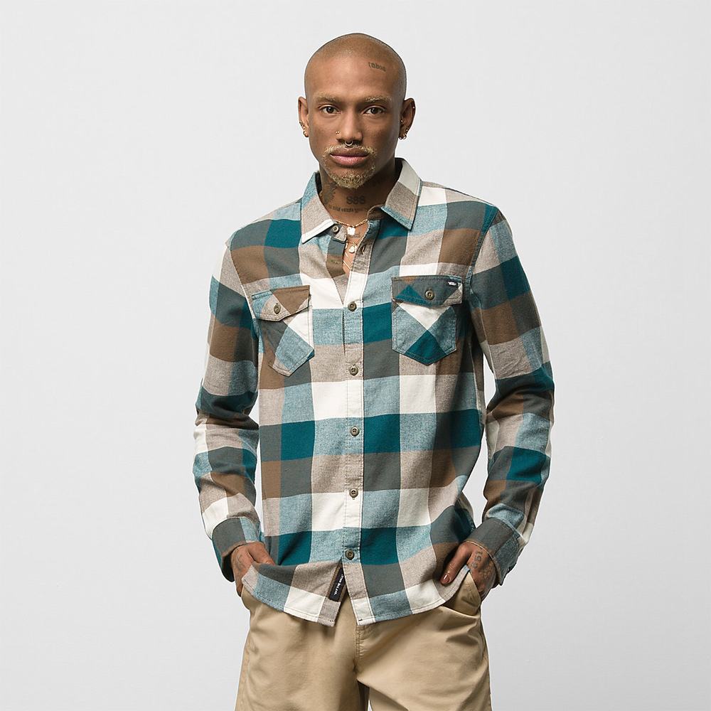 Men\'s Vans Box Flannel Shirts Multicolor | USA10672