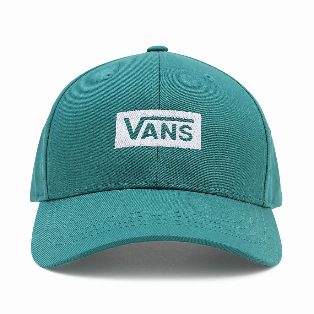 Men\'s Vans Boxed Structured Jockey Hats Blue | USA85732