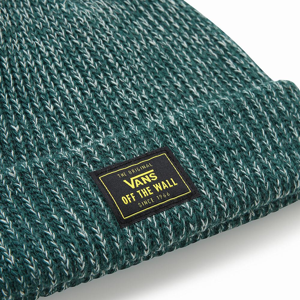 Men's Vans Bruckner Cuff Beanie Green | USA65491