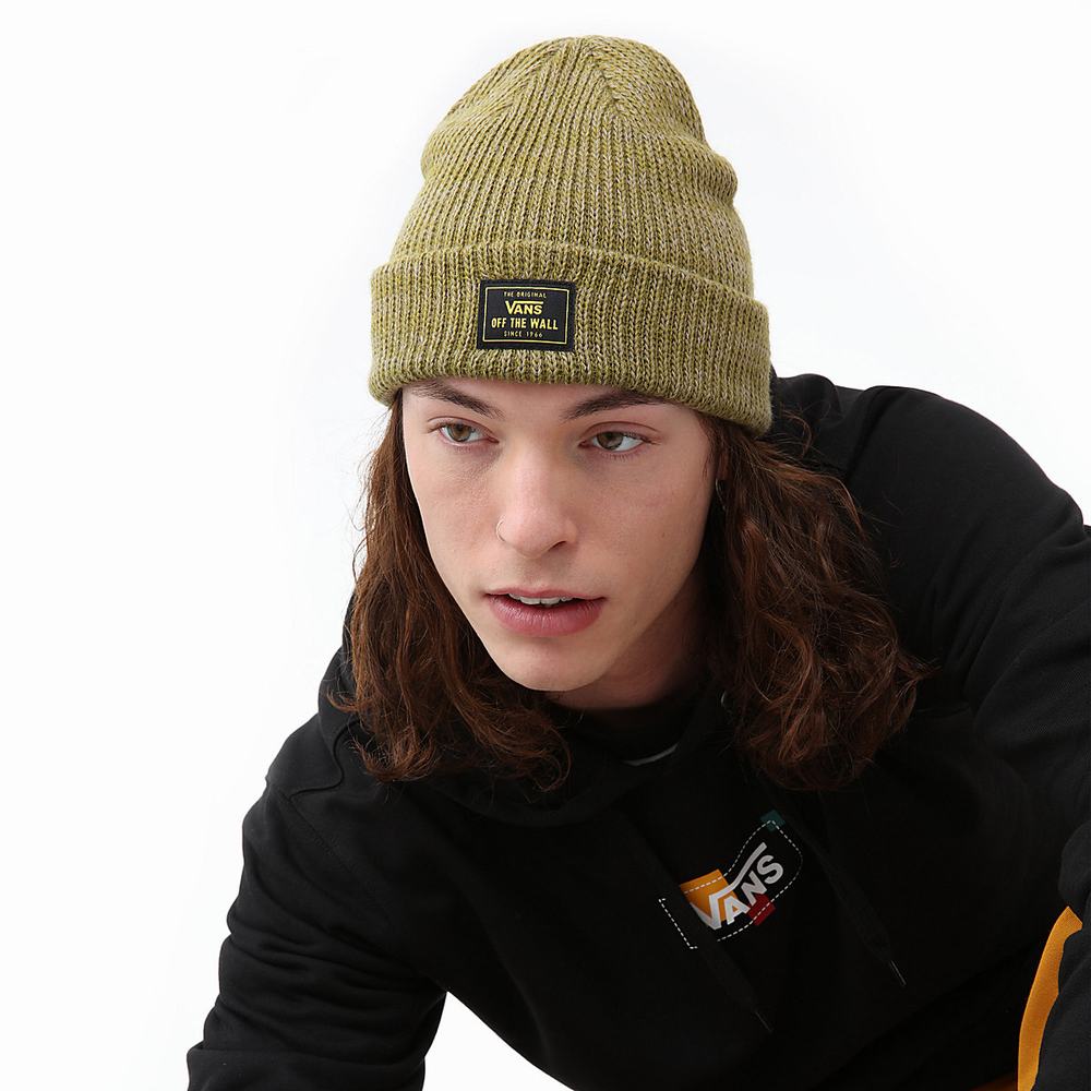 Men's Vans Bruckner Cuff Beanie Green | USA87924