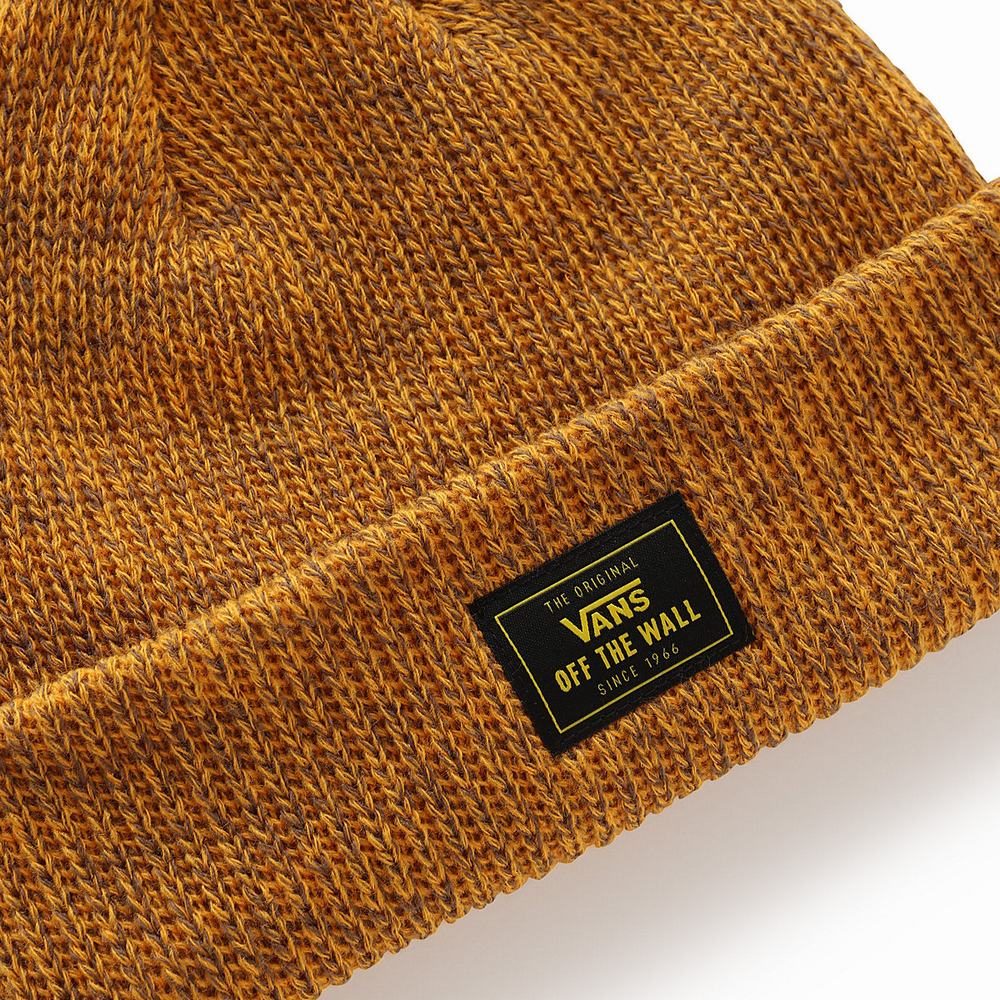 Men's Vans Bruckner Cuff Beanie Orange | USA70952