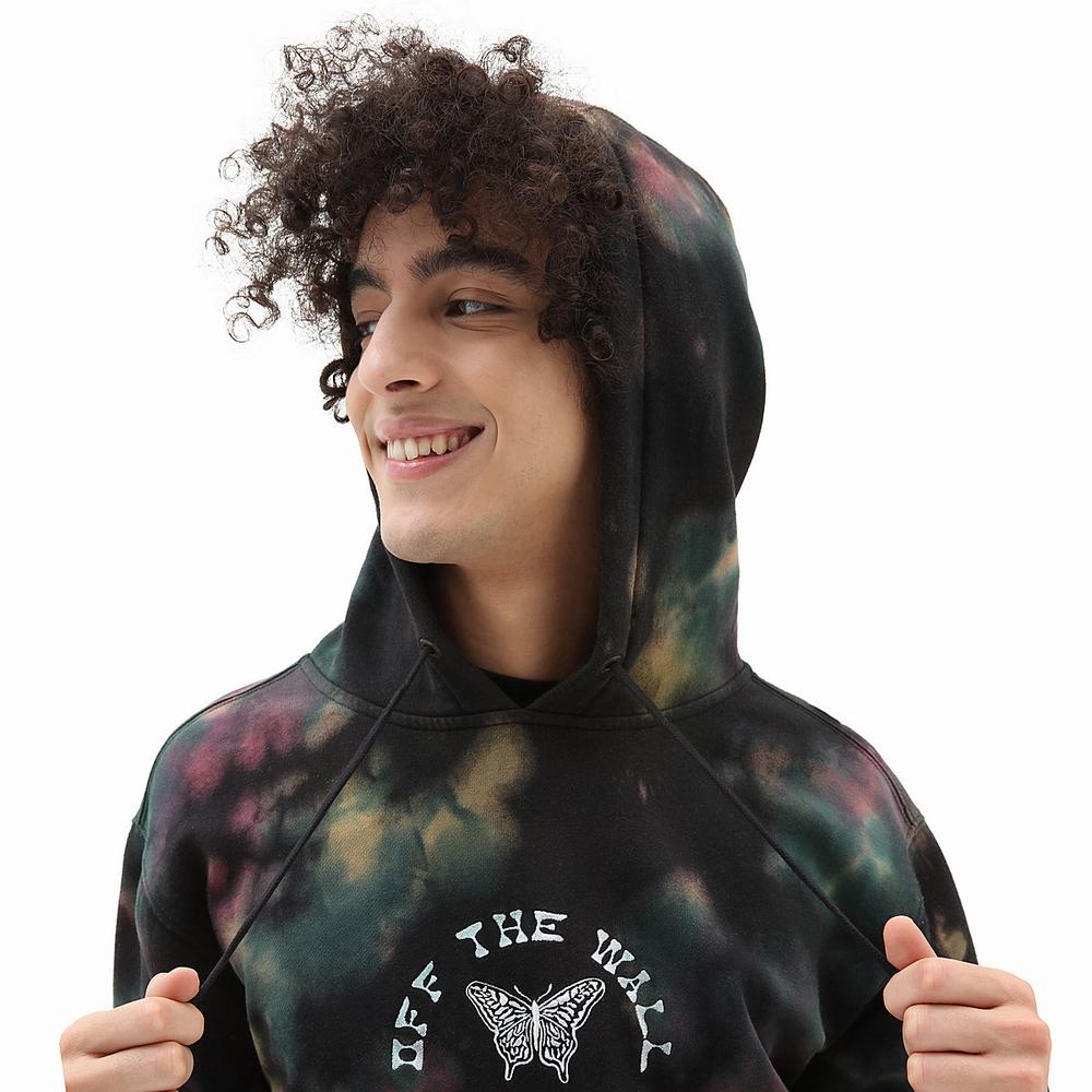 Men's Vans Butterfly Tie Dye Hoodie Multicolor | USA56738