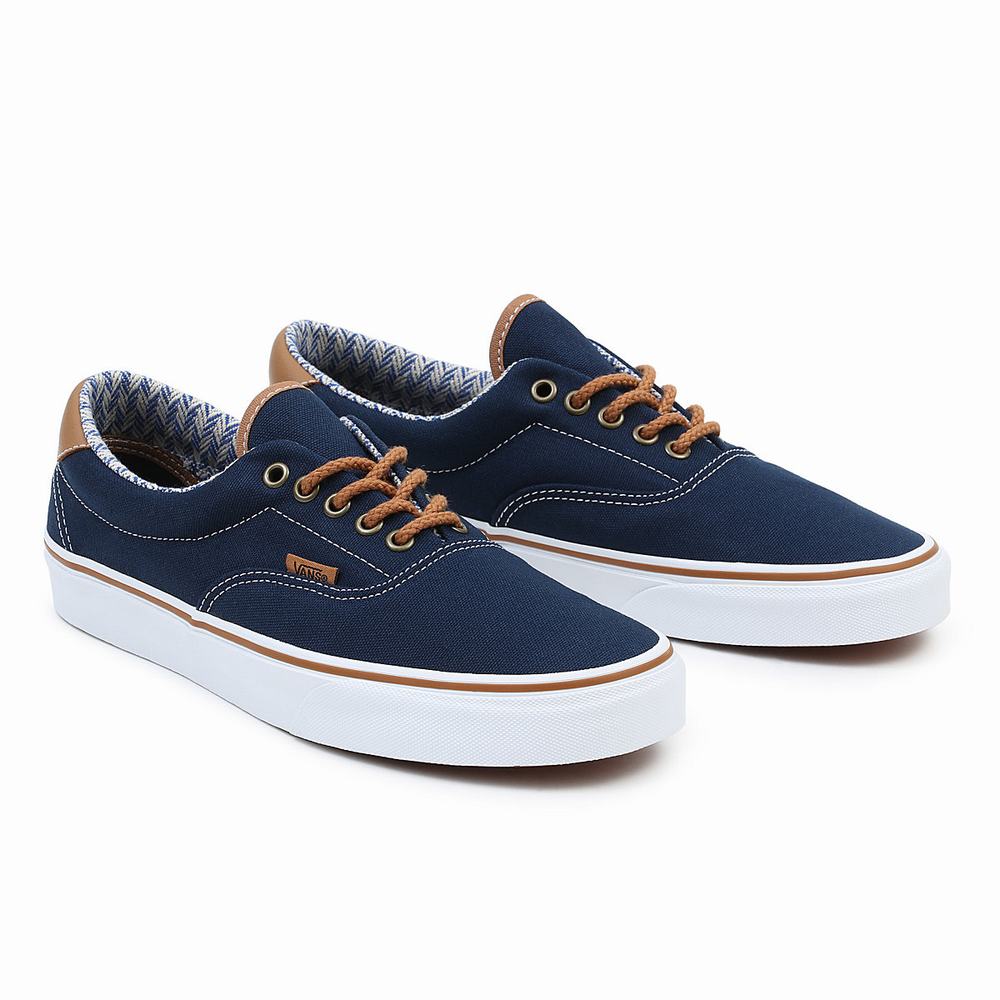 Men\'s Vans C&L Era 59 Sneakers Blue | USA26307