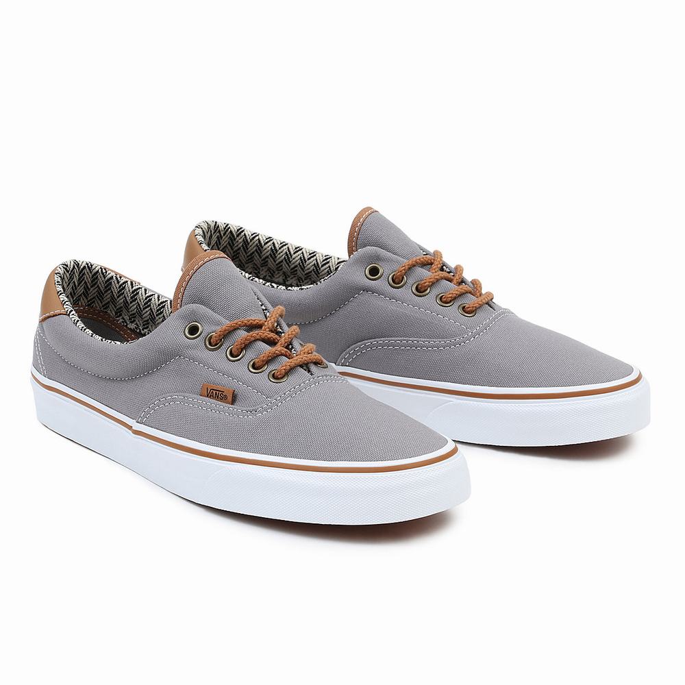 Men\'s Vans C&L Era 59 Sneakers Grey | USA73421