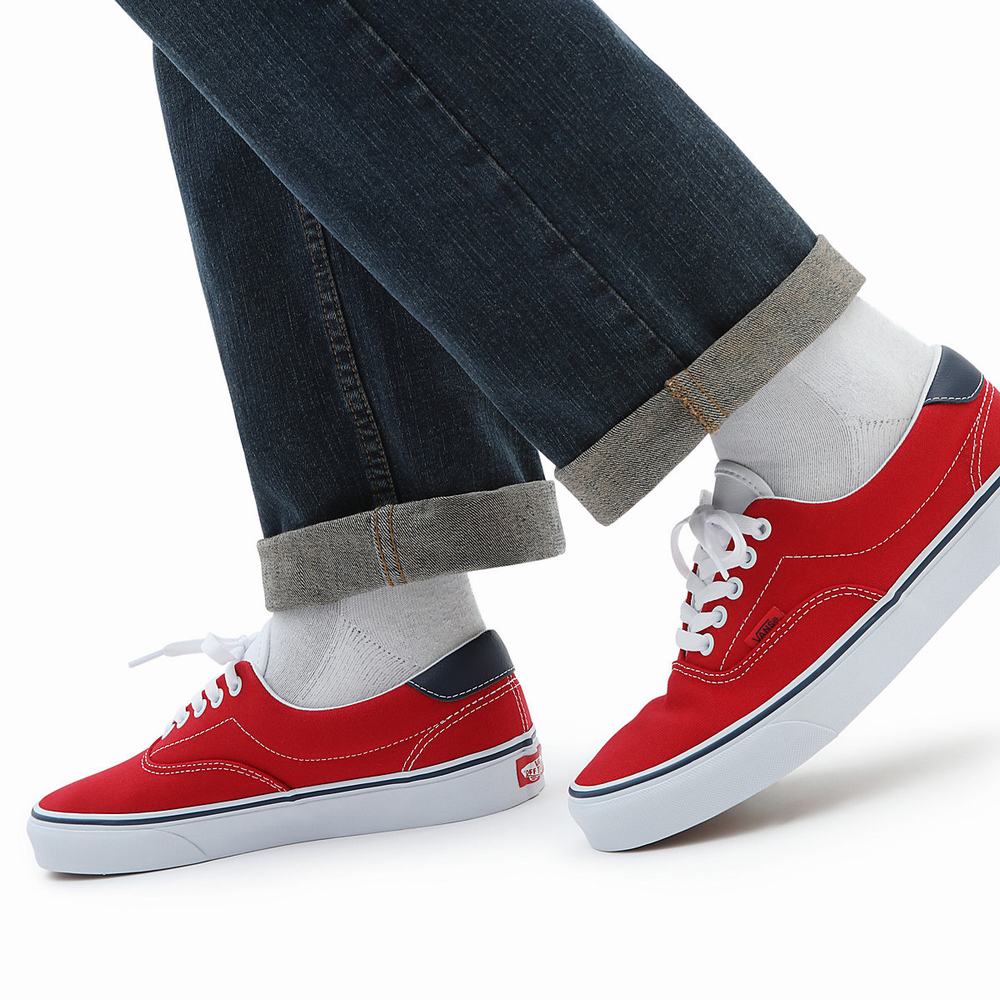 Men's Vans C&L Era 59 Sneakers Red | USA81950