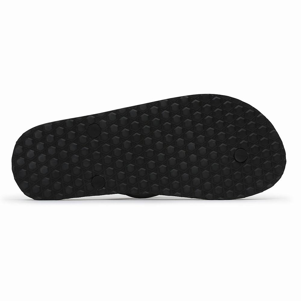 Men's Vans Checkerboard Makena Slides Black / White | USA68437