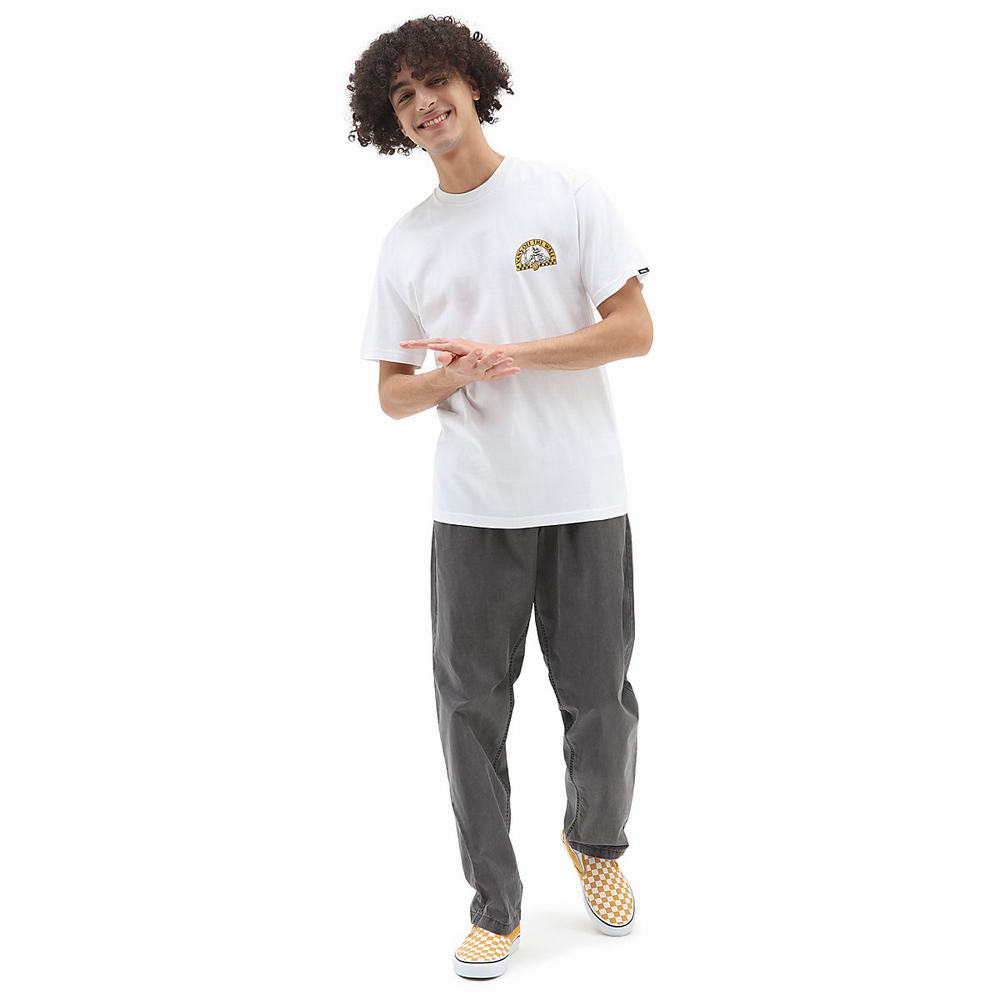 Men's Vans Chillin Since 66 T Shirts White | USA90672