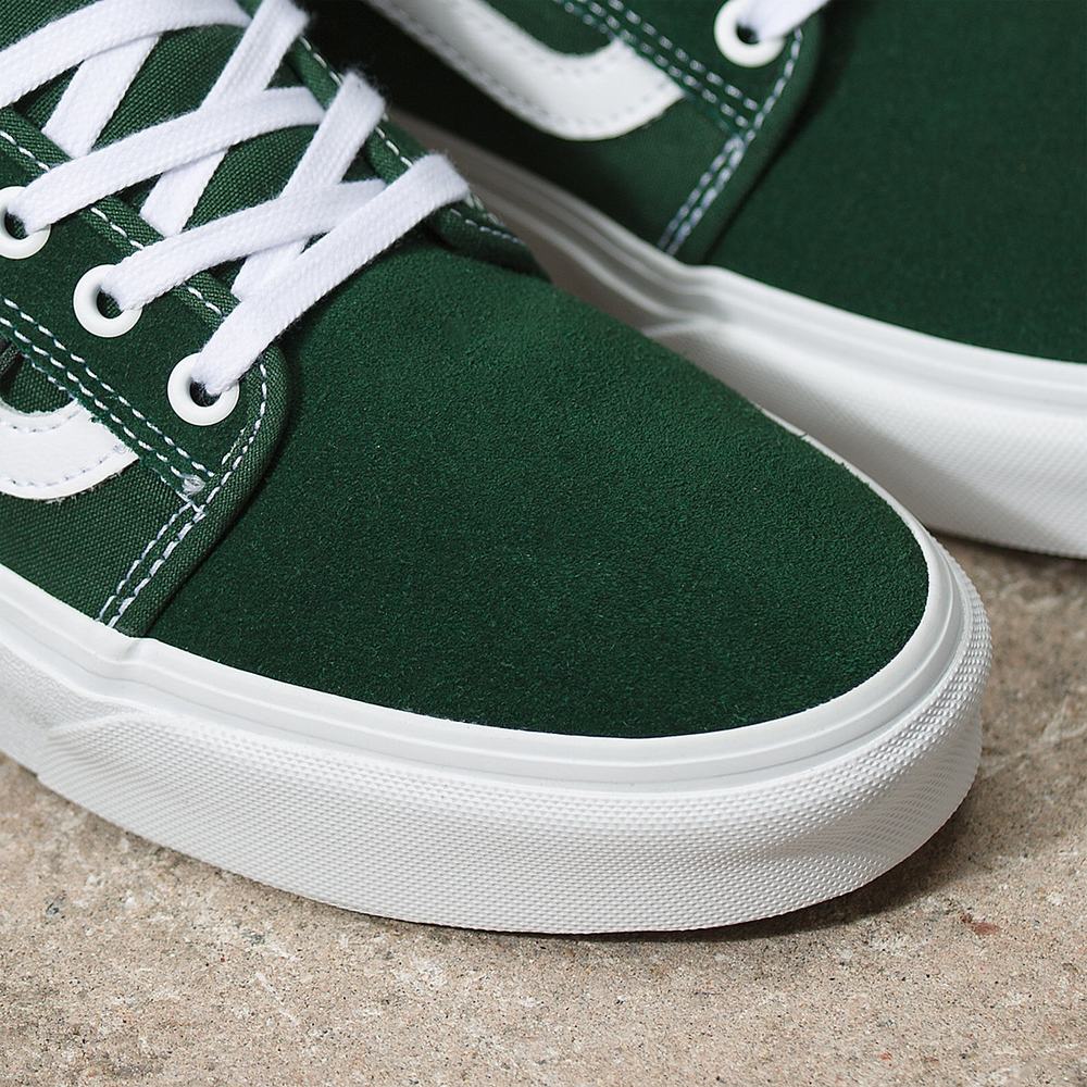 Men's Vans Chukka Low Sidestripe Sneakers Green | USA57190