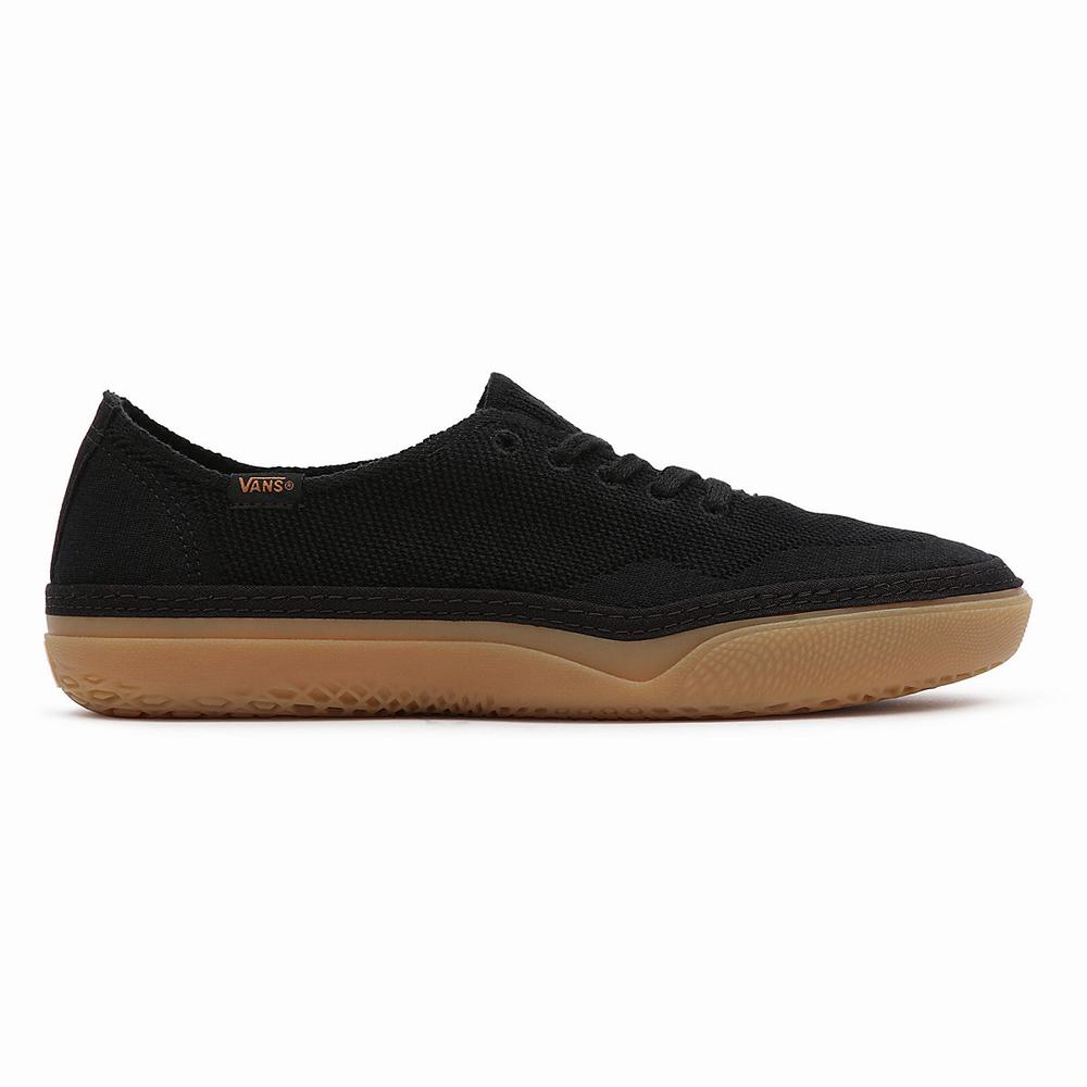 Men's Vans Circle Vee Sneakers Black | USA76430