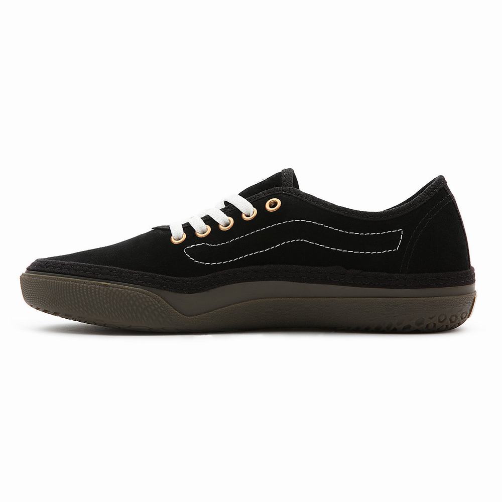 Men's Vans Circle Vee Sneakers Black | USA78490