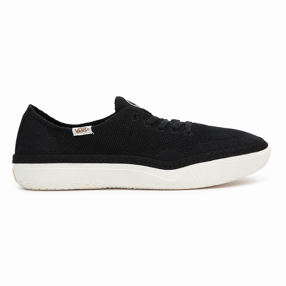 Men's Vans Circle Vee Sneakers Black | USA92307