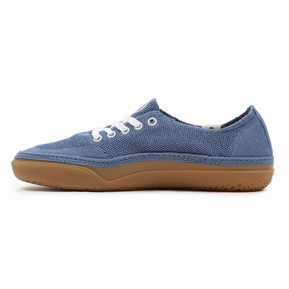 Men's Vans Circle Vee Sneakers Blue | USA79530