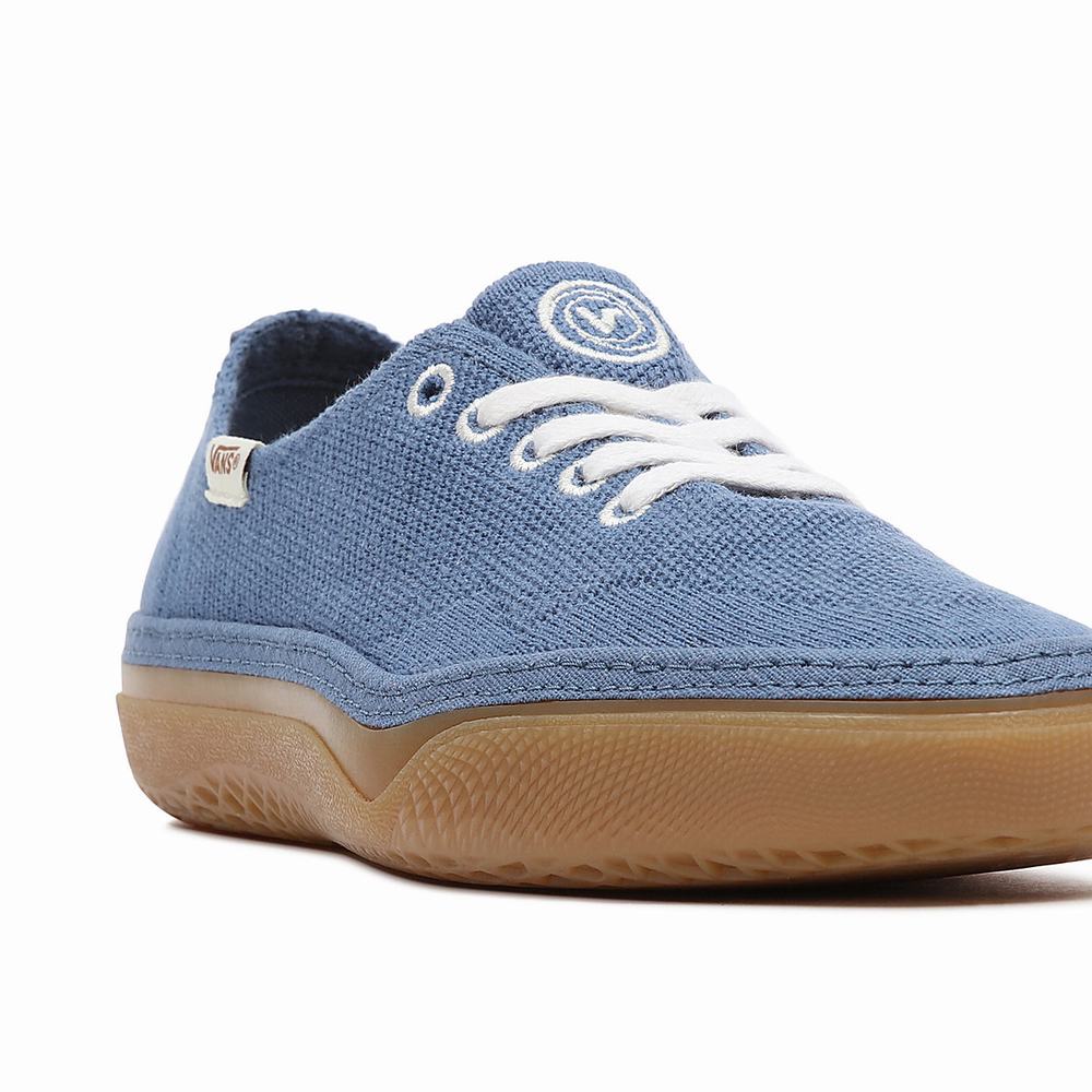 Men's Vans Circle Vee Sneakers Blue | USA79530