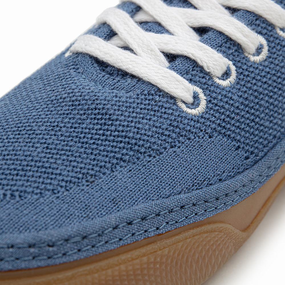 Men's Vans Circle Vee Sneakers Blue | USA79530