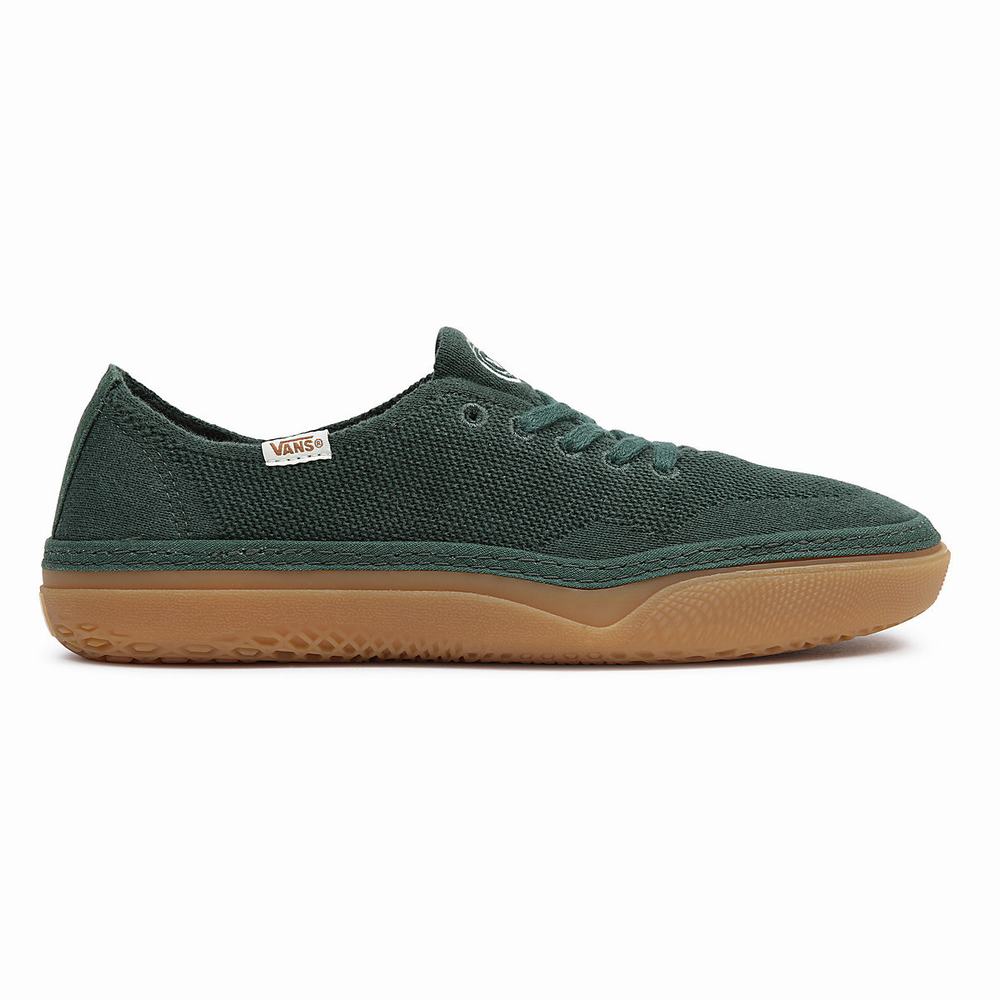 Men's Vans Circle Vee Sneakers Green | USA15042