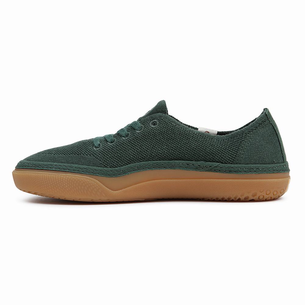 Men's Vans Circle Vee Sneakers Green | USA15042