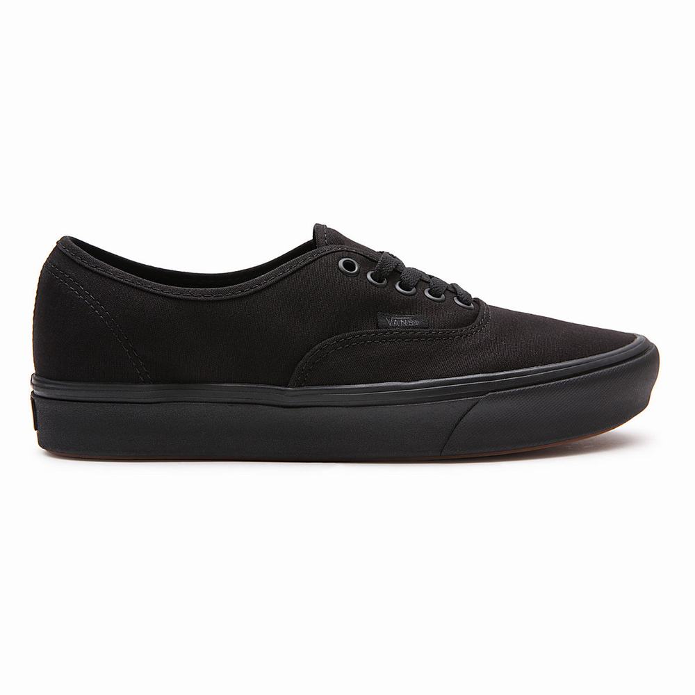 Men's Vans Classic ComfyCush Authentic Sneakers Black | USA28390