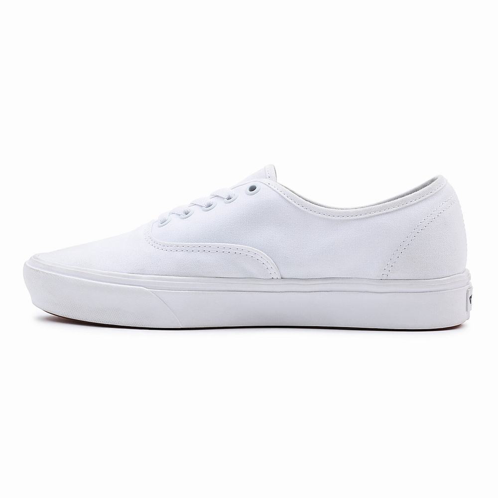 Men's Vans Classic ComfyCush Authentic Sneakers White | USA86123