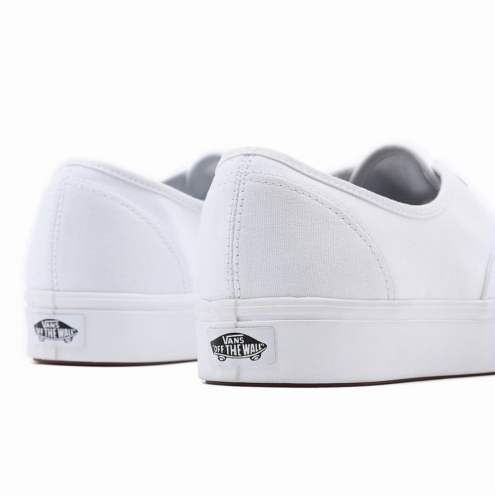 Men's Vans Classic ComfyCush Authentic Sneakers White | USA86123