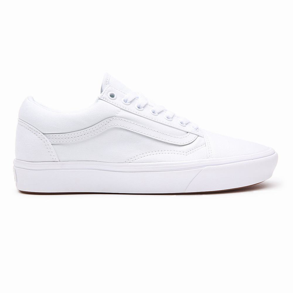 Men's Vans Classic ComfyCush Old Skool Sneakers White | USA80241