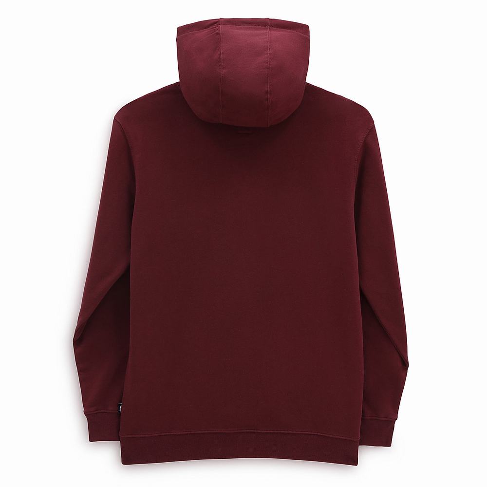 Men's Vans Classic Hoodie Red | USA17653