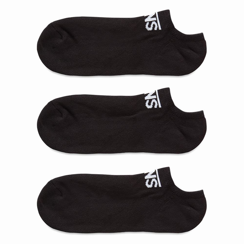 Men\'s Vans Classic Kick (3 Pair PK) Socks Black | USA32859