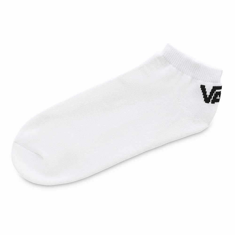 Men\'s Vans Classic Low (3 Pair PK) Socks White | USA21975