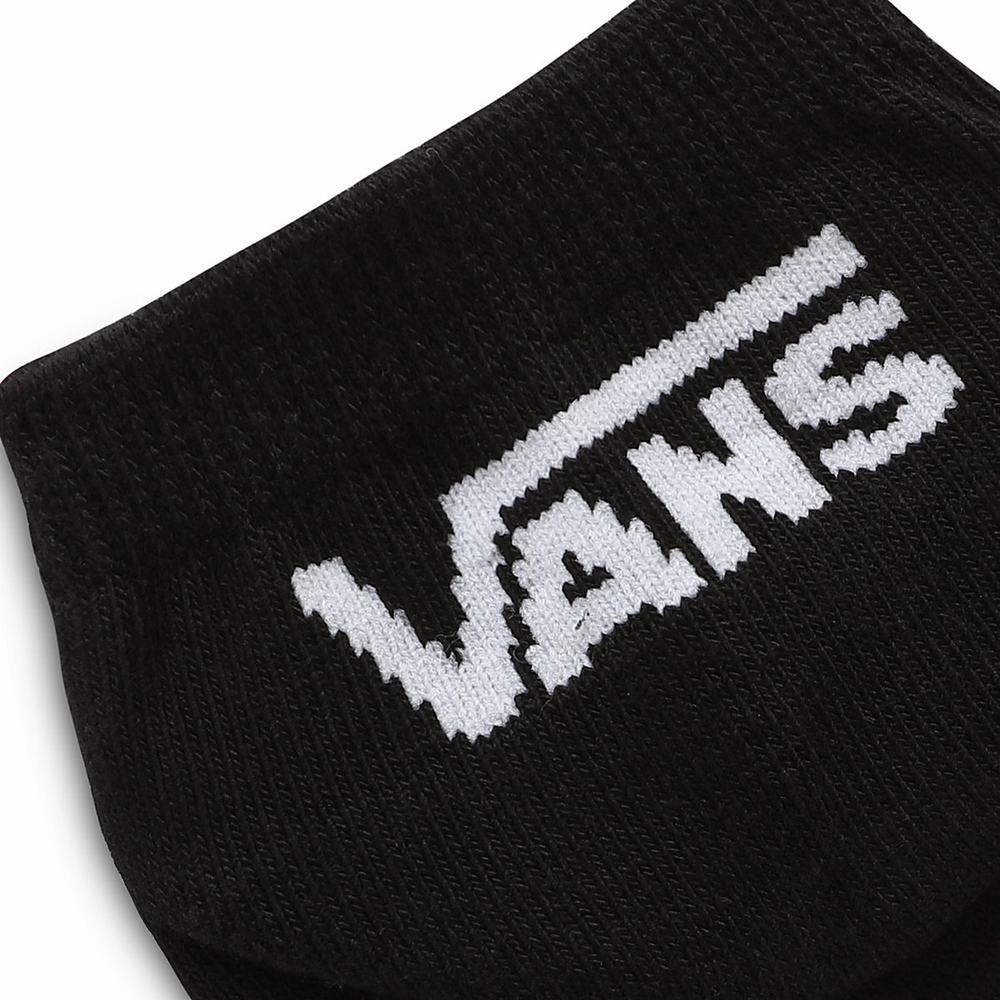 Men's Vans Classic Low (3 Pair PK) Socks Black | USA34180