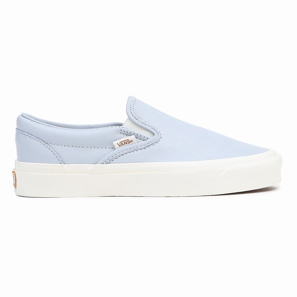 Men's Vans Classic Slip-On 98 DX Slip On Shoes Blue | USA46310