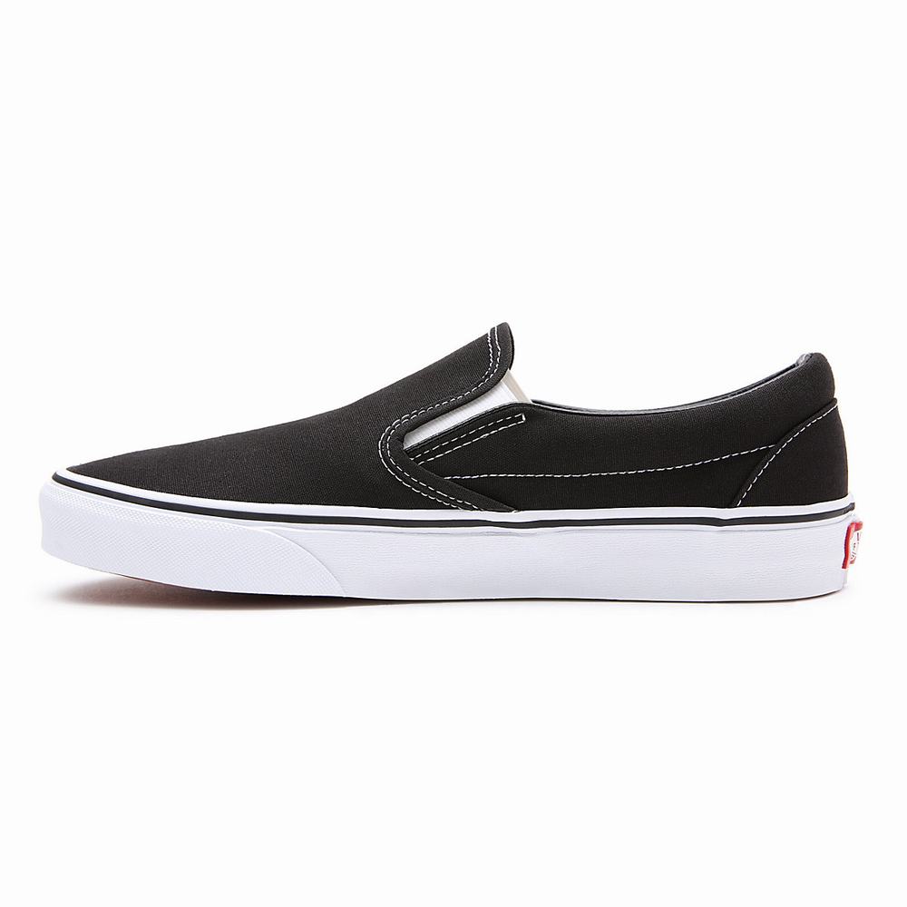 Men's Vans Classic Slip On Shoes Black | USA56842